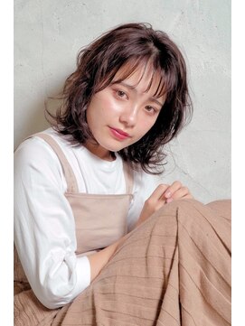 テーラヘアー 君津店(TELA HAIR) ミディアムボブ×グレージュ【TELA HAIR 君津店】