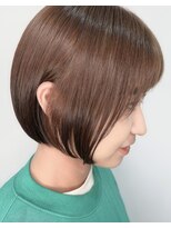 ウィローズ(WILLOW'S)&nbsp;大人可愛い20代30代40代黒髪前下がりショートボブ丸みショート◎