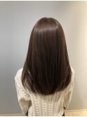 カラートリートメントで透明感ある柔らかブラウン赤羽美容院