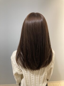シェノン 赤羽店(CHAINON) カラートリートメントで透明感ある柔らかブラウン赤羽美容院