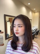 リップル(hair salon Ripple)&nbsp;切りっぱなし風レイヤー