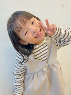 フィルム(FiLMs) キッズカット/ぱっつんバング/ミディアムヘア