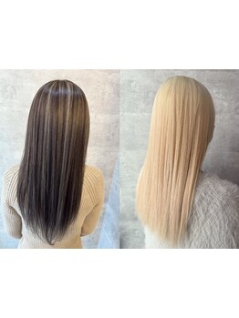 こだわり抜いた商材+高い技術力で髪の芯まで潤った艶髪へ♪