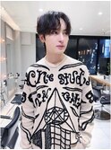 【田中杏実】ダウンパーマでつくるメリハリのある韓国風ウルフ