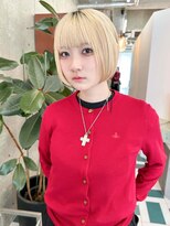 ノエ(noe)&nbsp;イメチェン/ホワイトブロンド/外ハネボブ/美髪/栄/矢場町c97