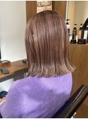【ハイライト】柔らかピンクベージュ　畑瀬彩華