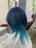 《インナー、グラ、ハイライト》　個性派デザインカラー＋フルカラー＋トリ