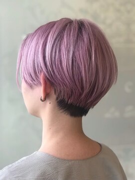 ラシェンテ みのおキューズモール(La Sente) 10代20代30代40代オススメスタイル小顔マニッシュショートボブ