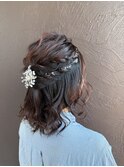 ショートボブヘアアレンジ