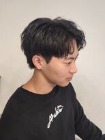 ニアウ 伊勢崎連取店(Niau)&nbsp;センターパートショートウルフニュアンスパーマ