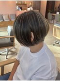 地毛ハイライト/白髪ぼかし/抜きっぱなしハイライト