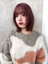 ガーデン 渋谷(GARDEN)&nbsp;ボブ　レイヤーボブ　フェイスレイヤー　暖色カラー