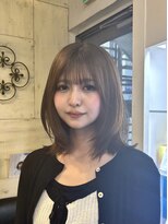 ヘアーアンドメイク シークタチカワ 立川店(Hair&Make Seek)&nbsp;【澤飯】ブリーチなしで柔らかクリーミーベージュ
