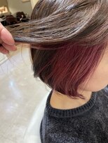アメイジングヘアー 美沢店(AMAZING HAIR)&nbsp;イヤリングカラー×オリエンタルピンク