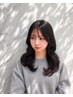 【ブリーチ無しトレンドカラー】カット+ブリーチ無しWカラー