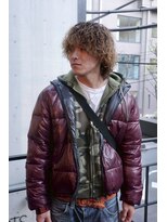 ブークル(boucle)&nbsp;メンズウルフパーマ プードルパーマウルフ　金髪パーマ