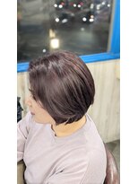 ヘアリゾート エーアイ 浅草ROX店(hair resort Ai) 大人ショート+ラベンダーアッシュカラー