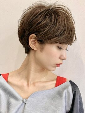 ピークアブー 原宿ハラカド(PEEK-A-BOO) 大人マッシュショート/癖毛くせ毛/絶壁ゼッペキ解消/耳かけヘア