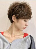 大人マッシュショート/癖毛くせ毛/絶壁ゼッペキ解消/耳かけヘア