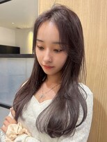 アース コアフュールボーテ 上田店(EARTH coiffure beaute)&nbsp;レイヤーカット×ブリーチなしダブルカラー