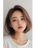韓国ボブ/前下がりボブ/丸みボブ
