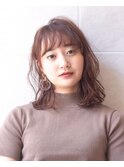 【ROPE.】大人レイヤードミディアム☆ラベンダーカラー