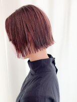 ネオリーブ チロル 横浜西口店(Neolive CiroL.)&nbsp;大人可愛いミニボブサイド　ピンクカラー