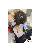 シム テンジン(hair & beaty SIM tenjin) あみこみツイン