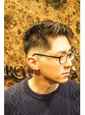 テクスチャーロングクロップ 浜松町/理容室/ヒロ銀座