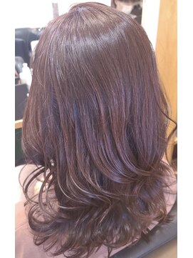リシェールグリーン 越谷花田店(RICHAIR GREEN) ツヤツヤイルミナバレイヤージュカラー