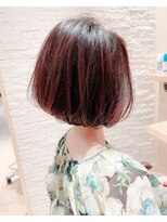 ミッシェル アフロート(michelle afloat) 10代20代30代40代50代60代Cカーブカットで大人前下がりグラボブ