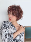 切りっぱなしくびれショートマッシュルームヘア大人ショートボブ