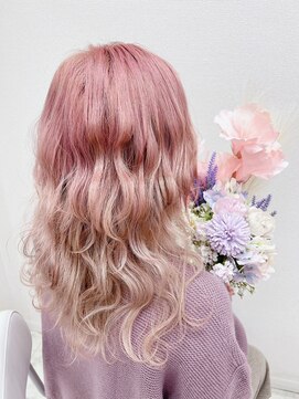 シュシュ(shushu) 細めウェーブ巻き♪