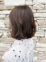 サンタフェ 岐阜島店(Santa'Fe) Santa'Fe式脱白髪染め白髪ぼかしハイライト/ボブ