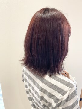 ポルカドット 豊橋店(Polkadot) ツヤカラー×オレンジブラウン