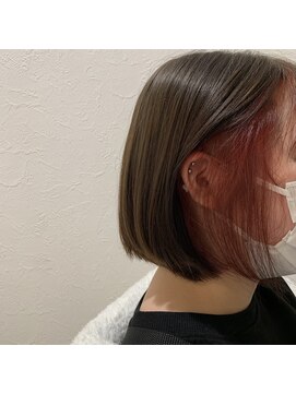 リー 甲子園(Lee) インナーカラー × アカ