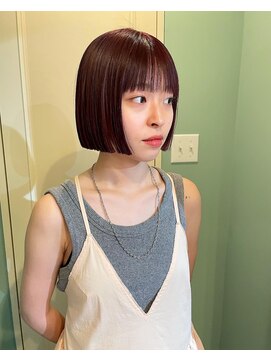 チカシツ(Chikashitsu) Red Bob