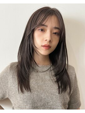 コート 表参道(Cote) くびレイヤーエモージュ前髪マチルダボブインナーグレージュ