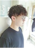 ツーブロ/メンズカット/メンズパーマ/ツイストスパイラル/目黒