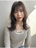 【NEU×石田】フェミニン×セミディレイヤースタイル
