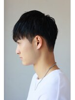 ソイクフ 四条大宮店(SOY-KUFU)&nbsp;【soy-kufu】MEN'S HAIRアッシュブラックマッシュパーマ