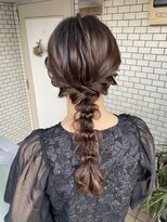 編み下ろし　ローポニー　ポニー　玉ねぎヘア