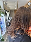 ピンクベージュグラデーション