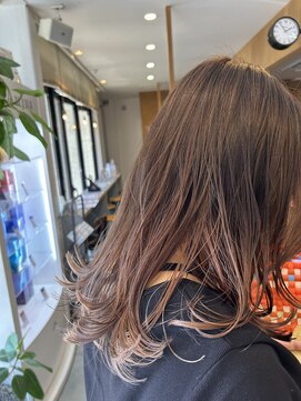 レーノ(leno) ピンクベージュグラデーション