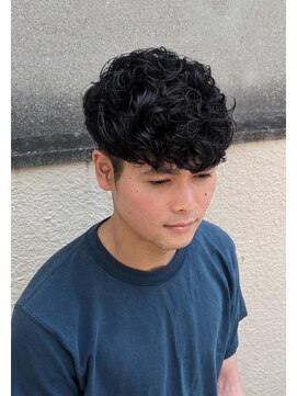 クフィア メンズヘアー カンポ 天王寺店(CUFFIA MEN'SHAIR CAMPO) スペインカール／ダークアッシュ／ニュアンスパーマ