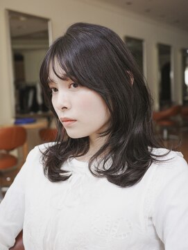 ビュートリアム265(BEAUTRIUM 265) ◆レイヤーロングセミディ姫カットワンカール艶感シアーカラー