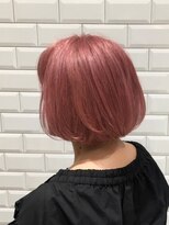 イヴ 新浦安店(Eve)&nbsp;ベビーピンクアッシュ大人女子デザインカラー透明感うるツヤ