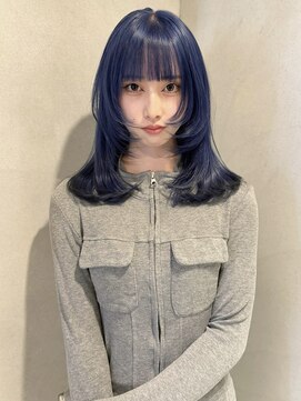 ペレ 梅田(PELE) 前髪/アンブレラカラー/こなれミディ/イメチェン/ウェーブパーマ