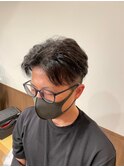 刈上げセンターパート