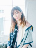 くせ毛風カジュアルロング